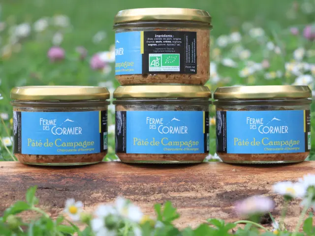 Pâté de la Ferme des Cormier à Volvic