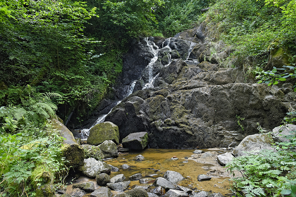 Cascade de l'écureuil dans la Vallée de Sans-Souci