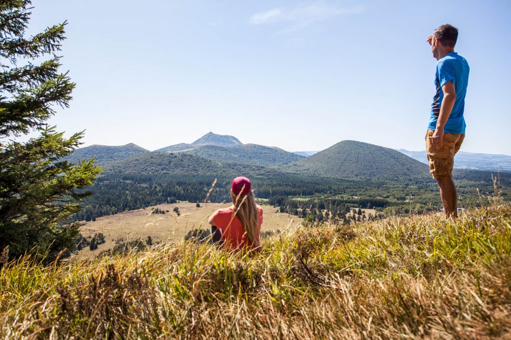 Chopine und des Gouttes Berge in Saint-Ours-les-Roches