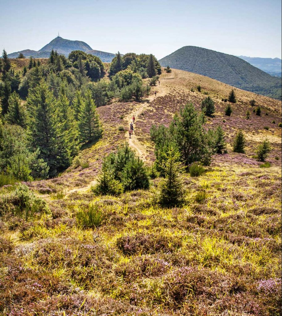 Wanderung auf die Puys Chopines und des Gouttes in Saint-Ours-les-Roches