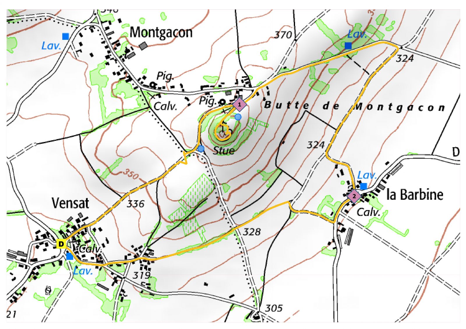 La butte de Montgacon – Les balades de Léa et Tino