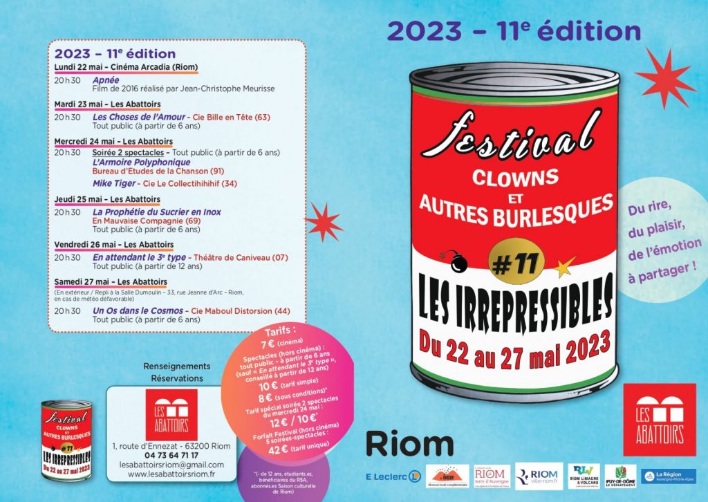 Festival „Les Irrépressibles“ – 11ème édition