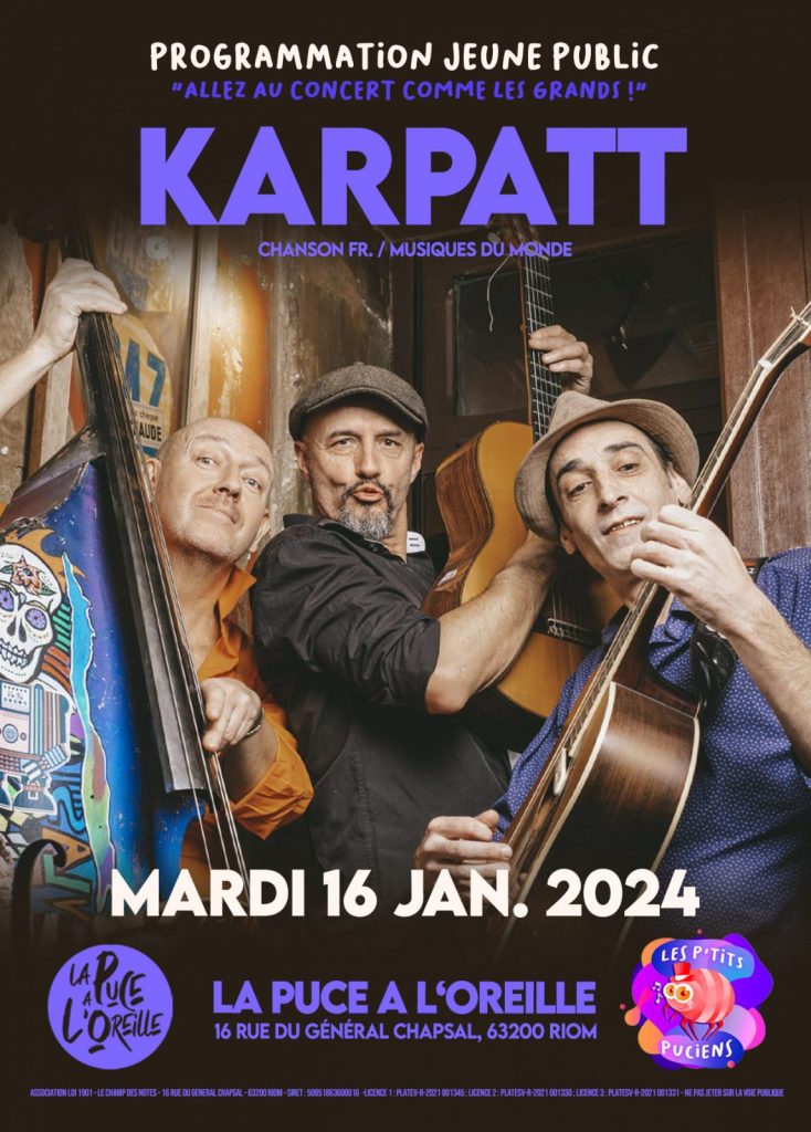 Concert Les P’tits Puciens : Karpatt