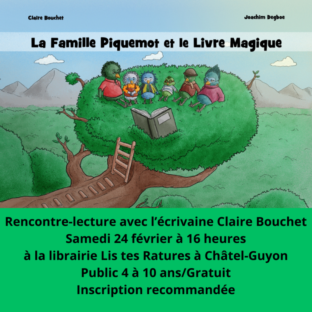 Lecture du conte: La Famille Piquemot et le livre magique