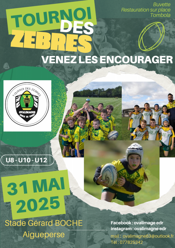 Challenge des zèbres (Tournoi école de rugby)