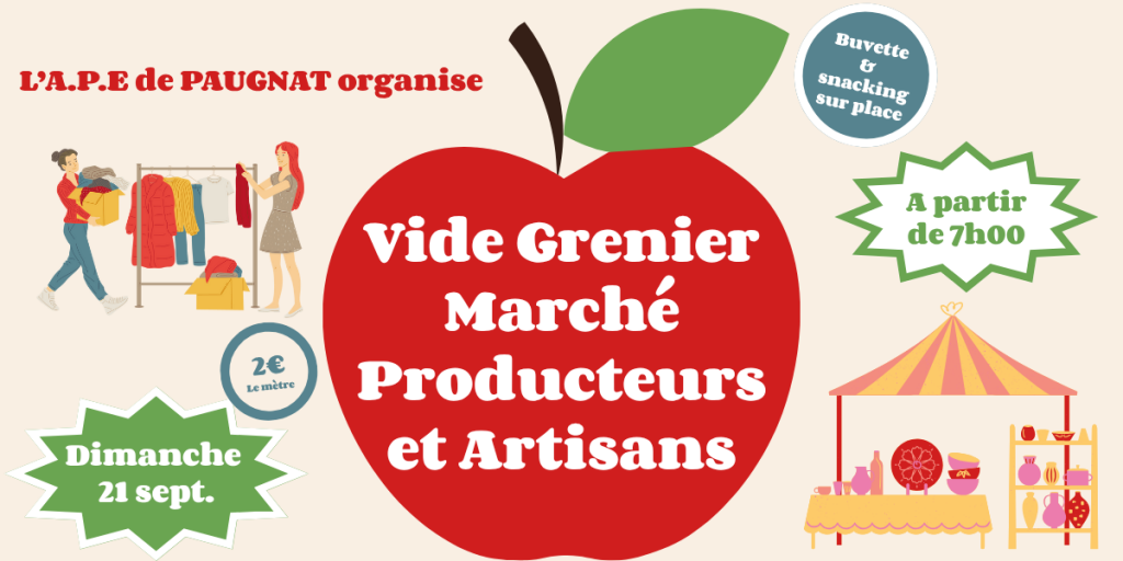 Vide grenier et marché de producteurs et artisans