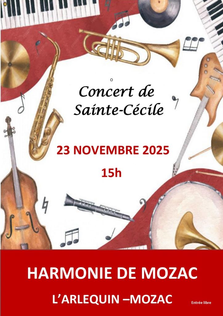 Concert de Saint-Cécile Harmonie de Mozac