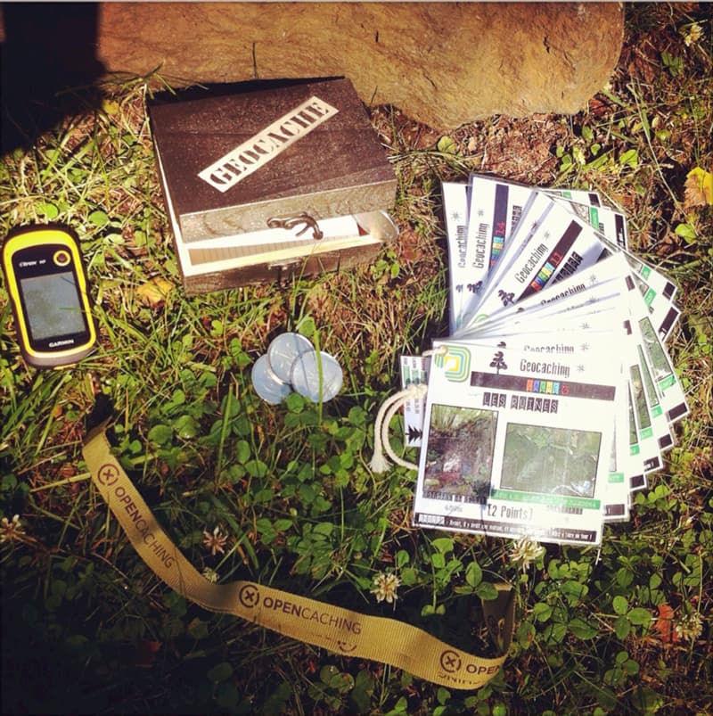 Geocaching at Parc Écureuil in Châtel-Guyon