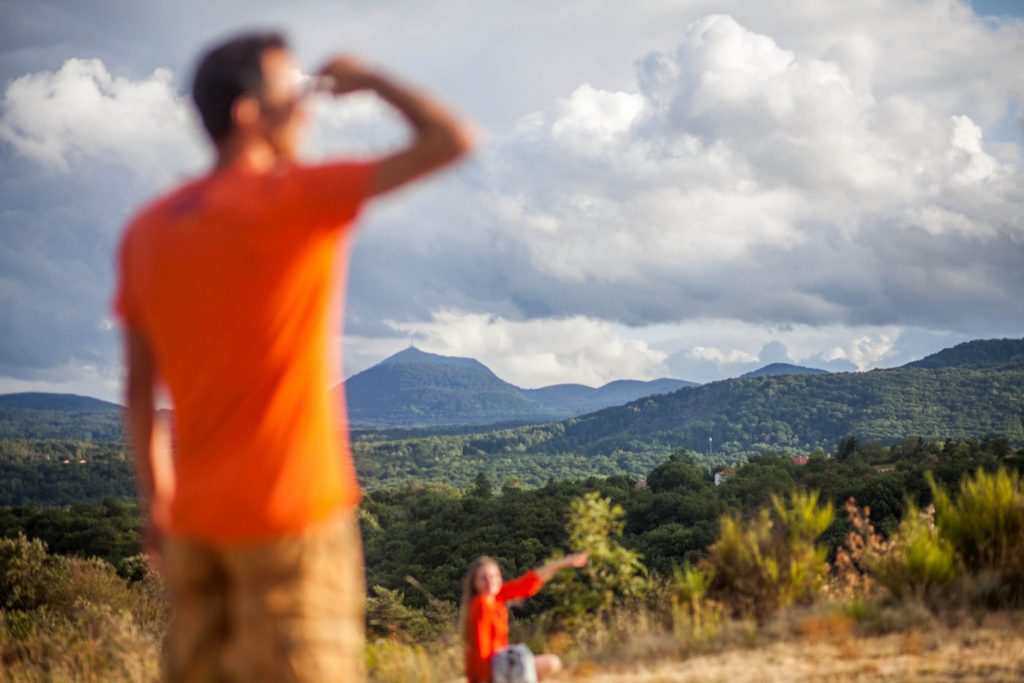 Hiking in Volvic