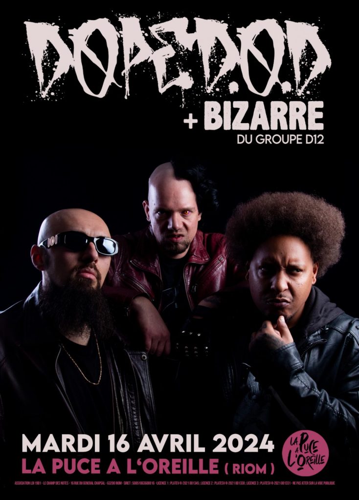 Concert Dope D.O.D + Bizarre: Rap Hardcore