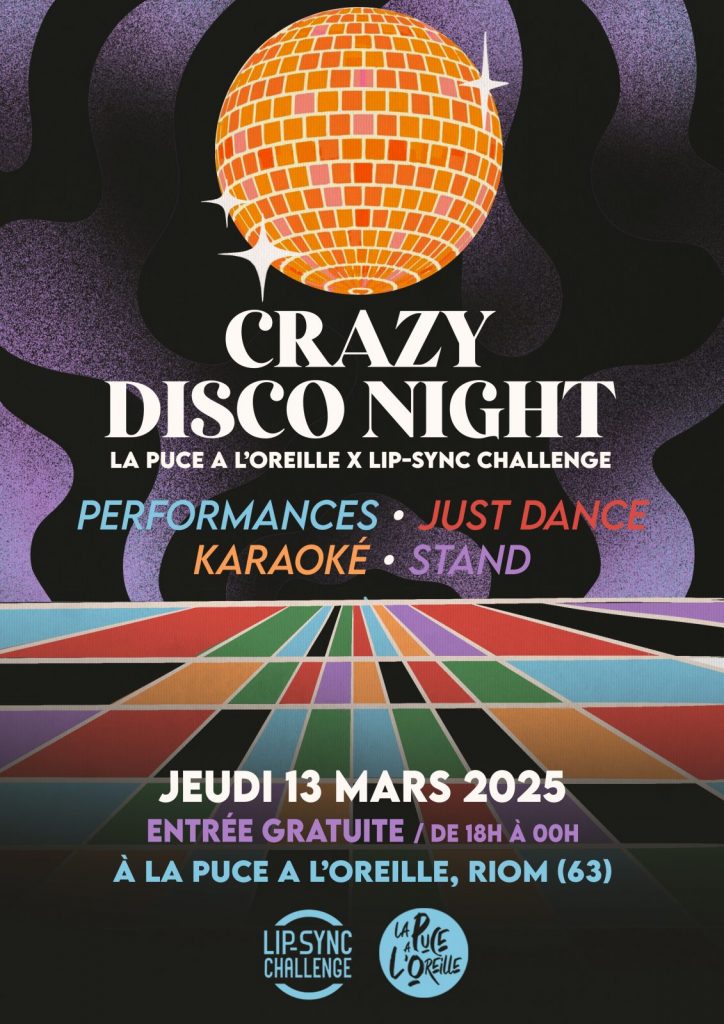Afterwork Crazy Disco Night avec Lip Sync Challenge