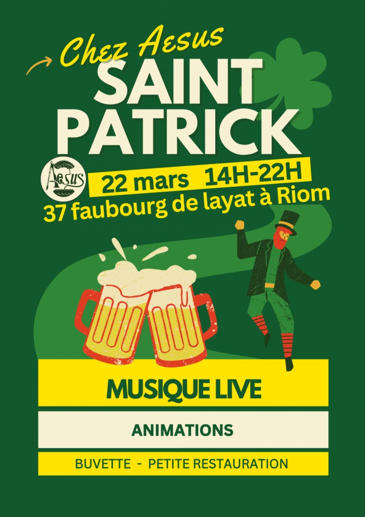 Saint Patrick et fête du printemps
