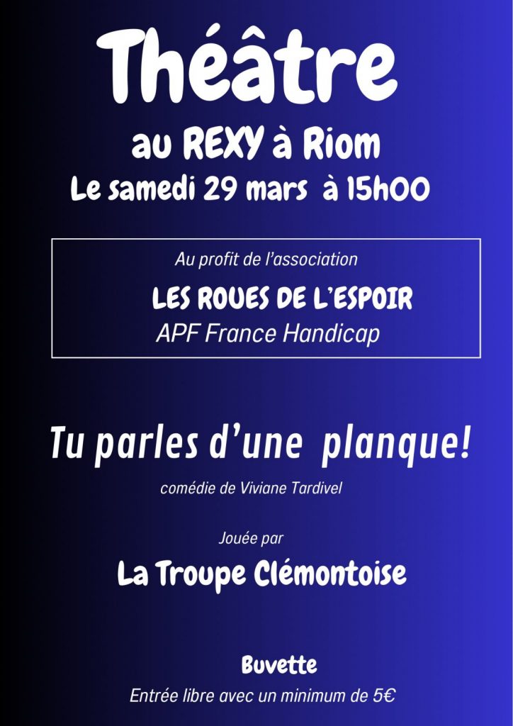 Spectacle : “tu parles d’une planque”