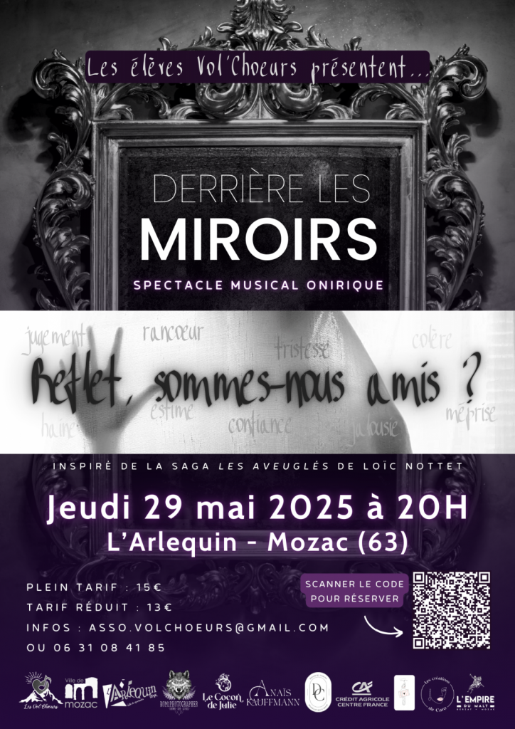 Derrière les Miroirs spectacle musical onirique