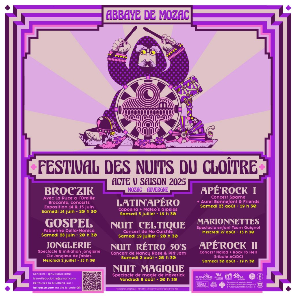 Festival Les Nuits du cloître – abbaye de Mozac