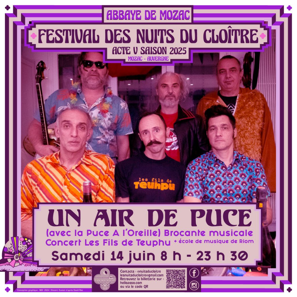 Un air de Puce – Festival Les Nuits du cloître – abbaye de Mozac