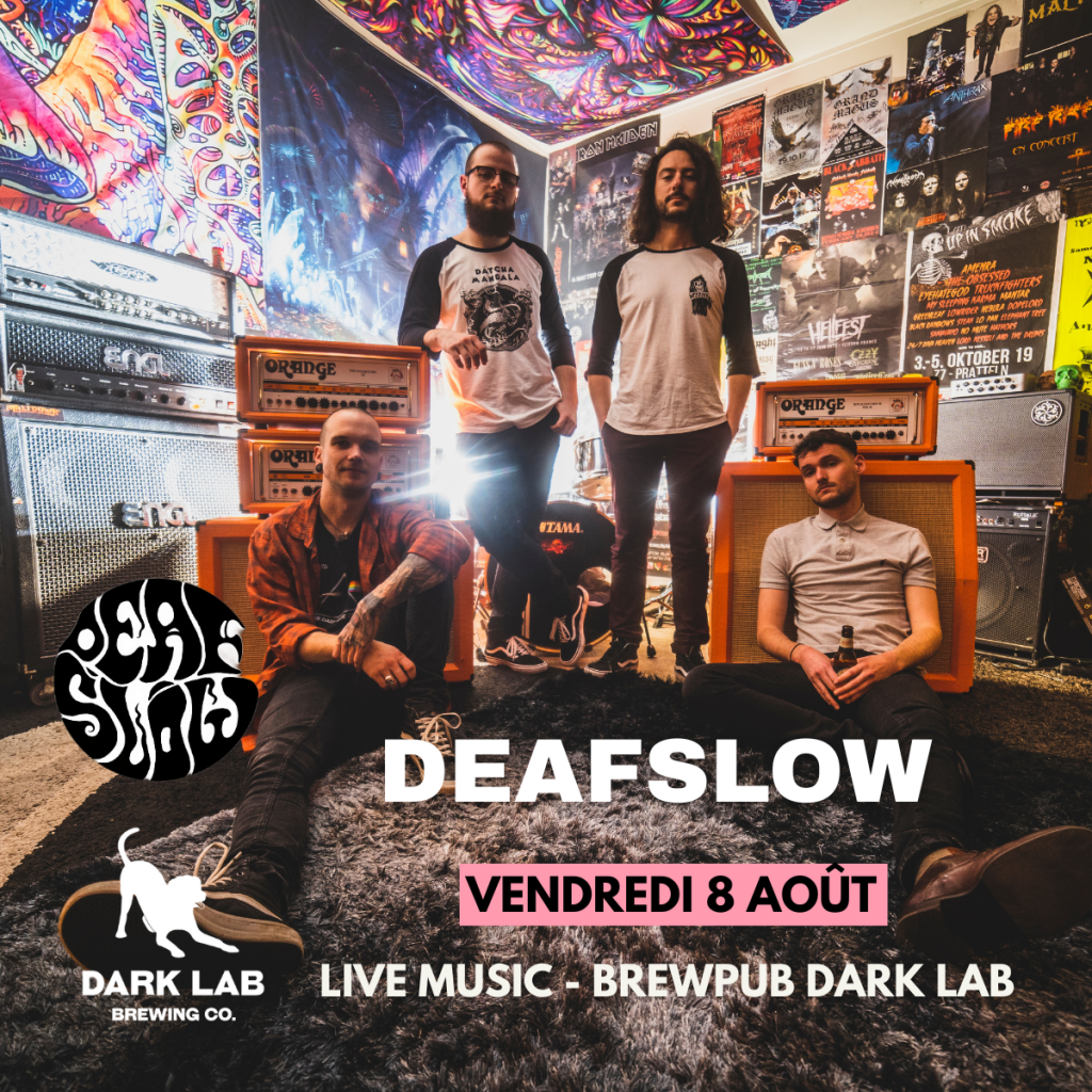 Deafslow en concert – Brewpub Dark Lab