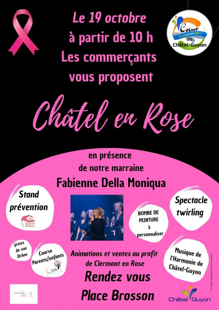 Chatel en rose