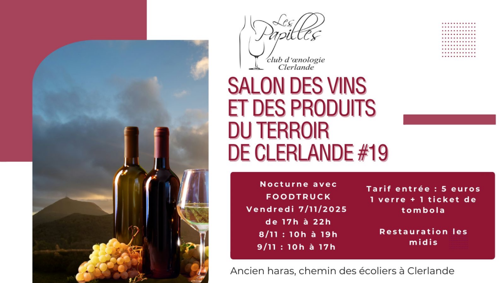 Salon des vins & des produits du terroir de Clerlande