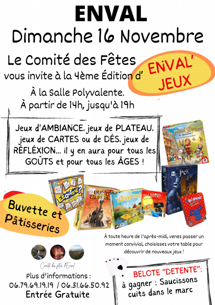 Enval jeux 4ème édition