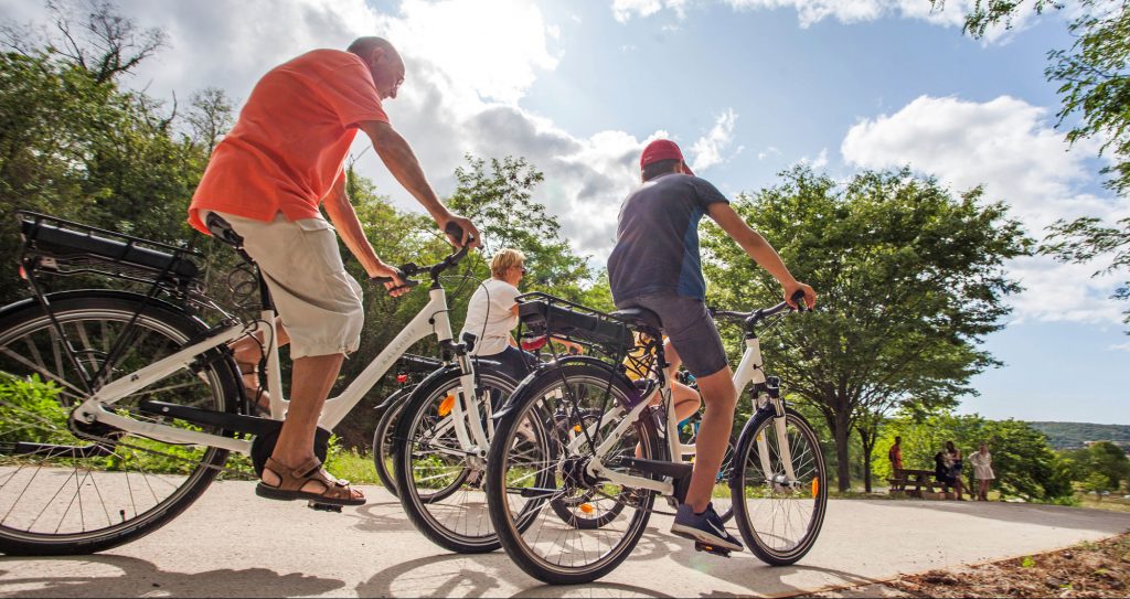 Vélo électrique Koboo sur la Thermale Express à Châtel-Guyon