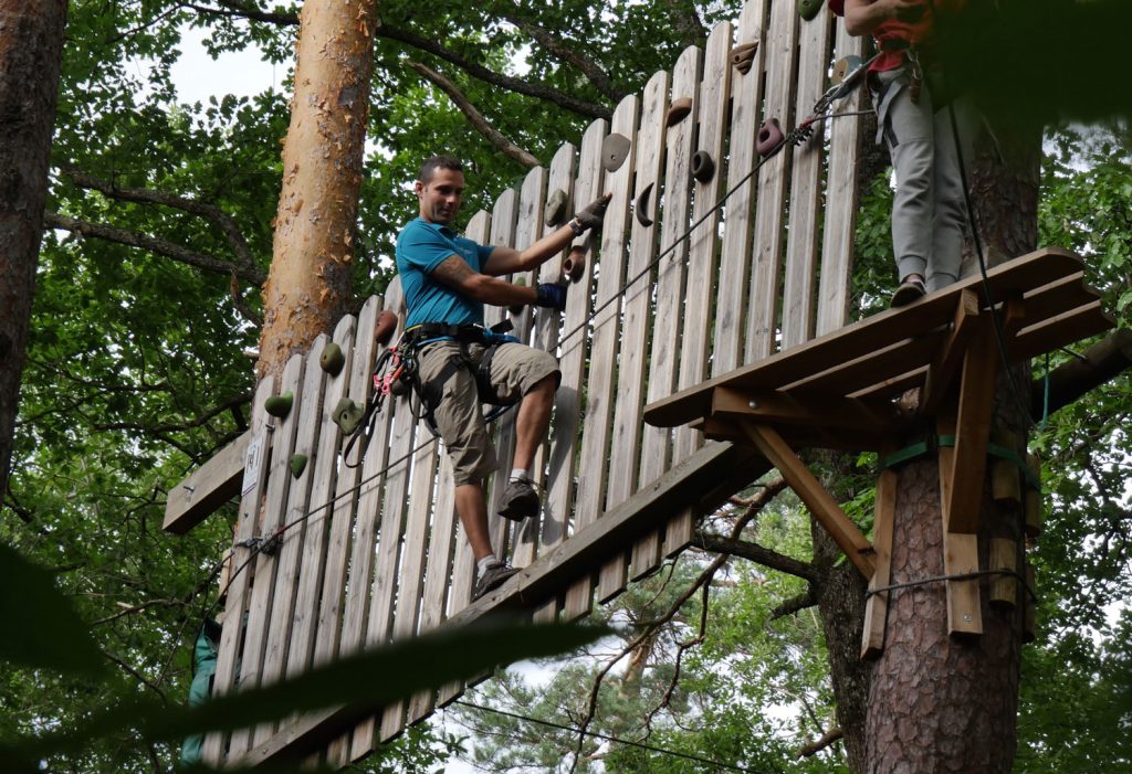 Accrobranche au Parc Écureuil à Châtel-Guyon