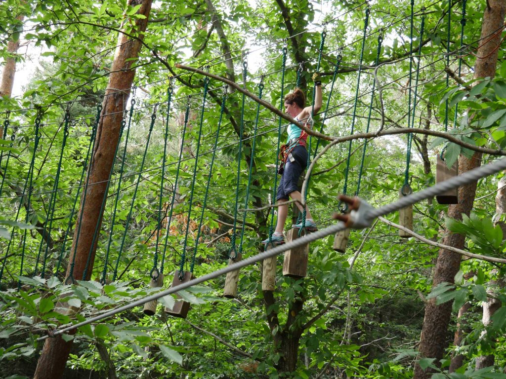 Accrobranche au Parc Écureuil à Châtel-Guyon