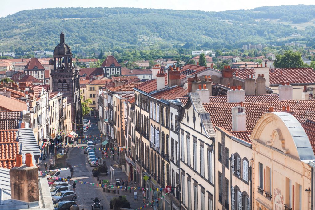 Rue du Commerce depuis la Tour de l'horloge