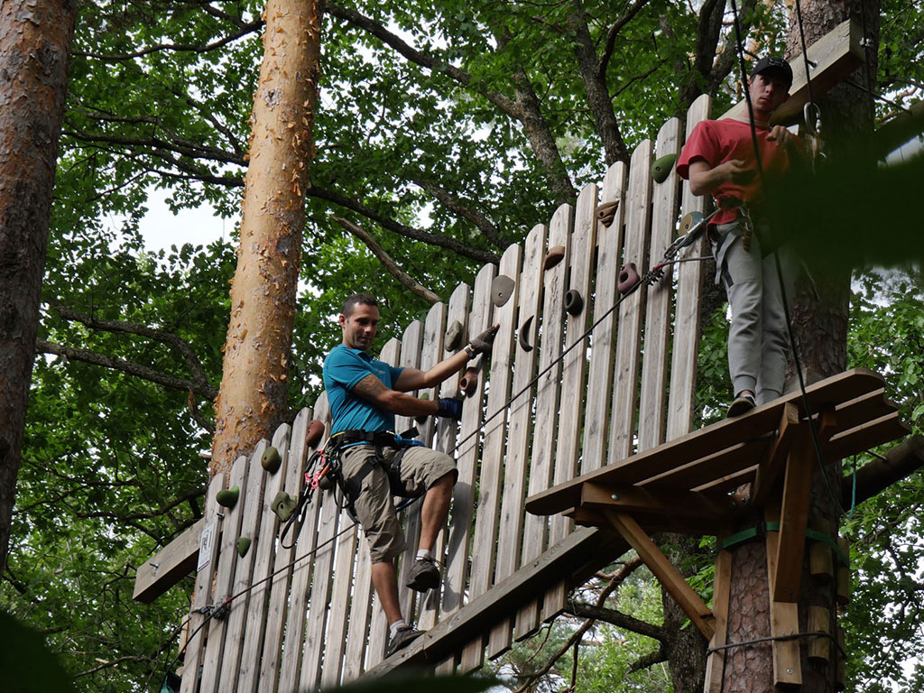 Accrobranche au Parc Écureuil à Châtel-Guyon