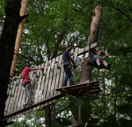 Accrobranche au Parc Écureuil à Châtel-Guyon