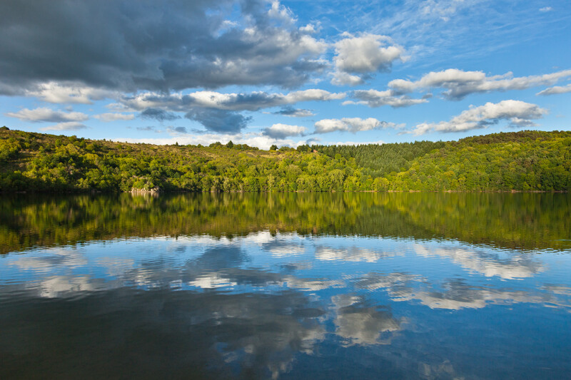 Baignade au Gour de Tazenat