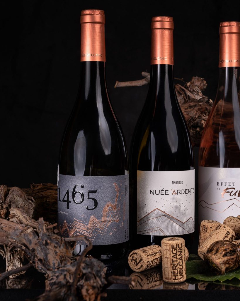 Bouteilles de vin Heritage Volcanic à Cébazat