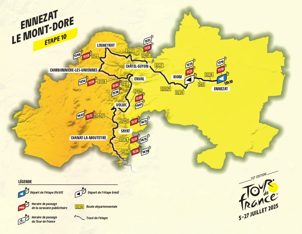 étape TDF Ennezat