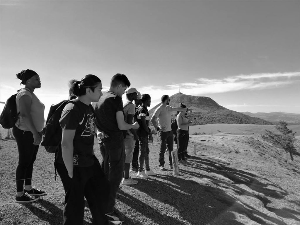 Accompagnement groupe sur le Volcan du Pariou avec Kévin Conilh