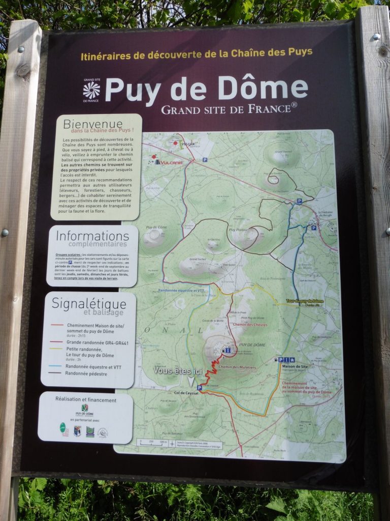 Carte puy de dôme