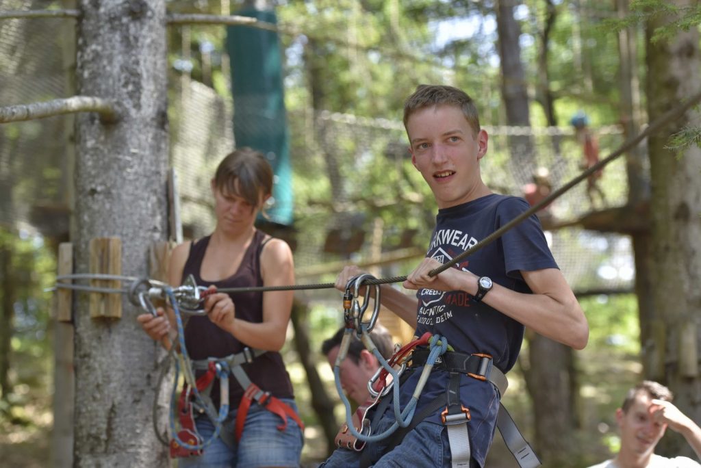 Accrobranche au Parc Ecureuil