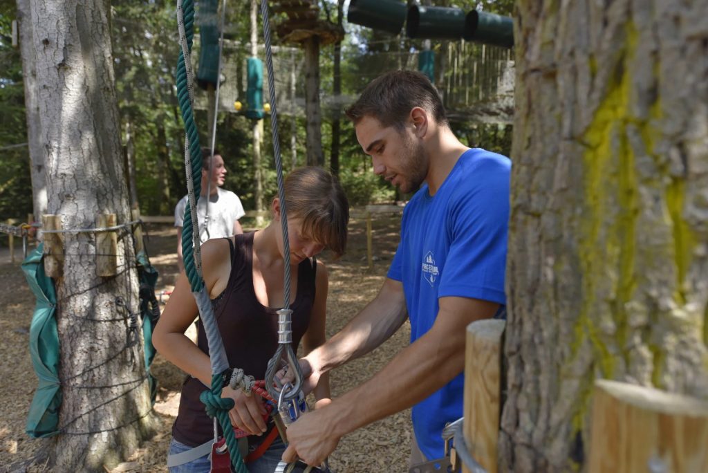 Accrobranche au Parc Ecureuil