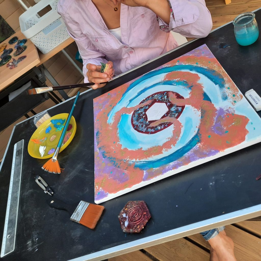 Entre coeurs orgonites