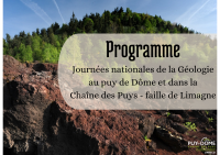 Journées nationales de la Géologie au puy de Dôme et dans la Chaîne des Puys (programme)