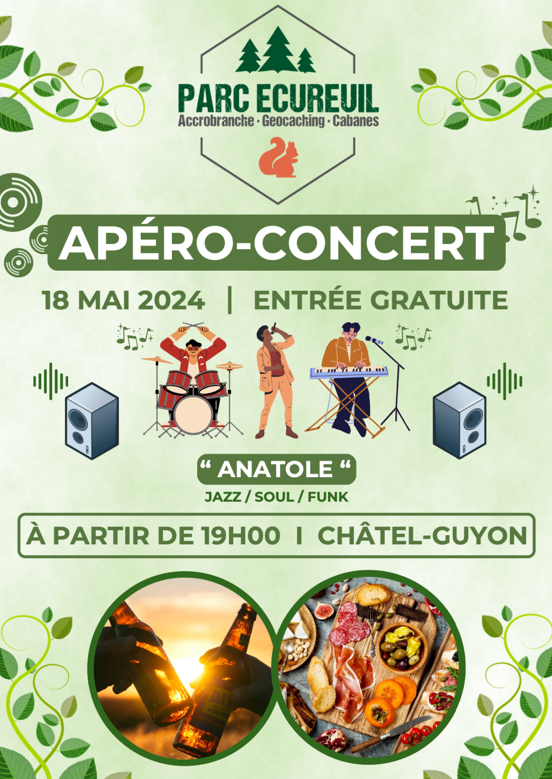 Apéro – Concert au Parc Écureuil