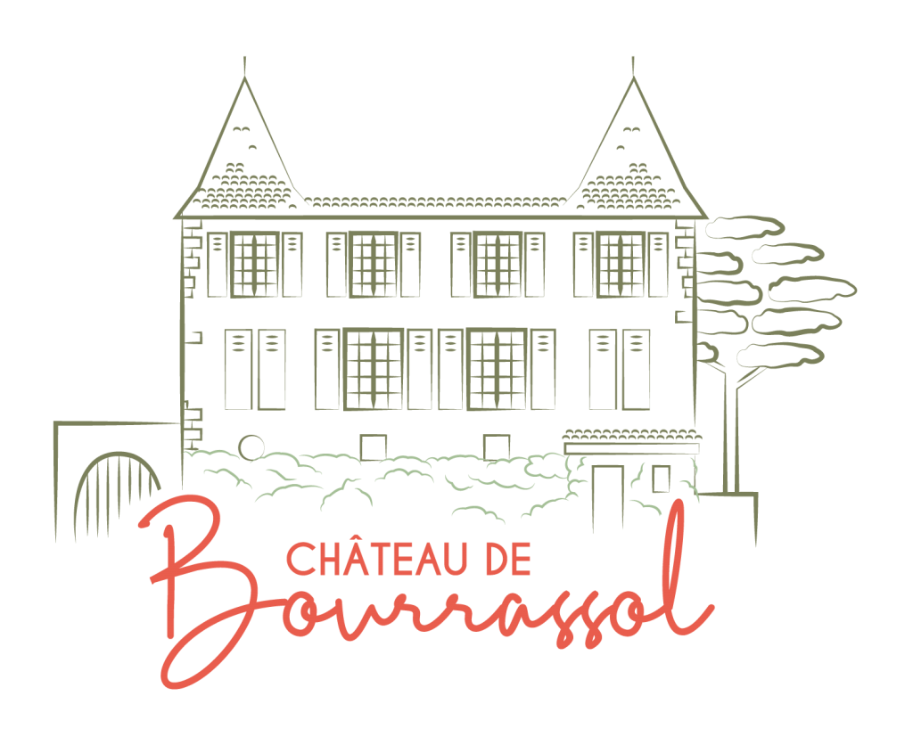 Chateau-de-Bourrassol-Logo- vert et corail.png