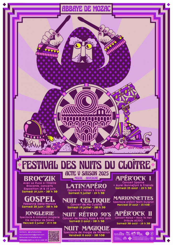 Affiche Nuits du Cloître