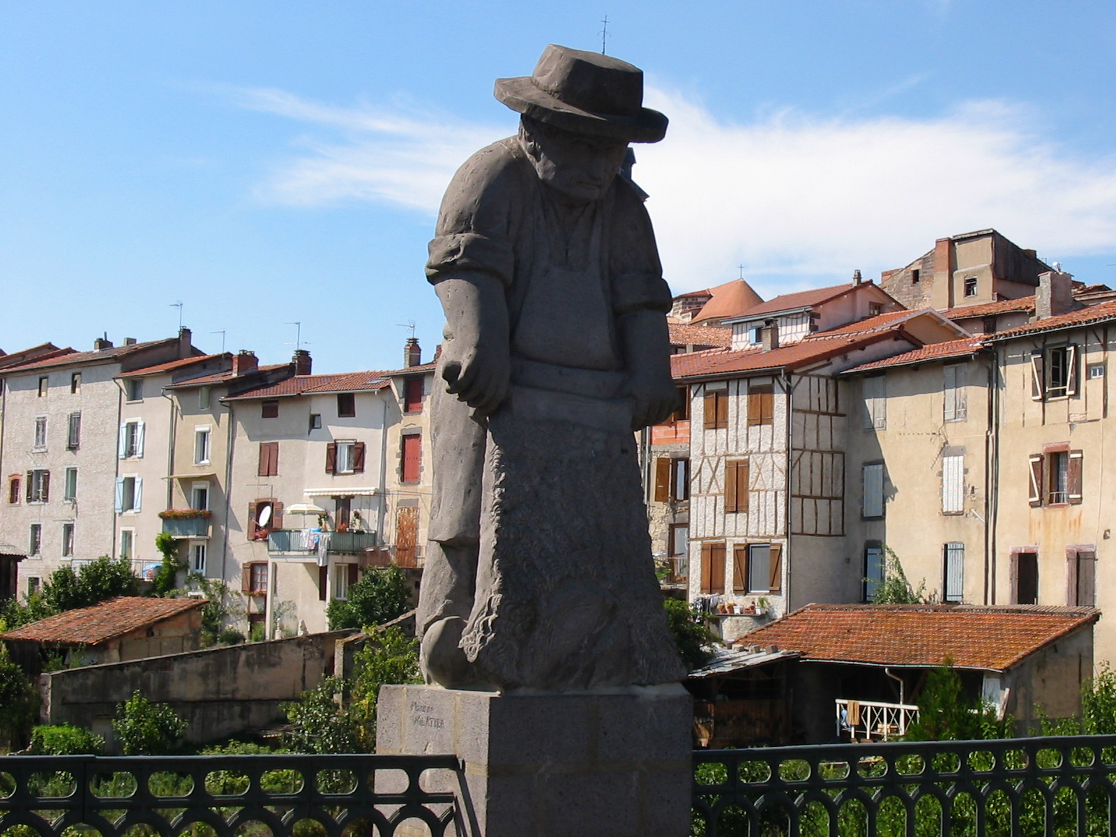 Parcours dans le bourg de Maringues