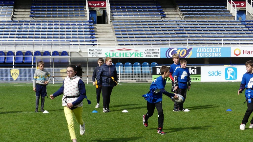 Initiation au rugby  – 50 ans du site d’embouteillage de Volvic