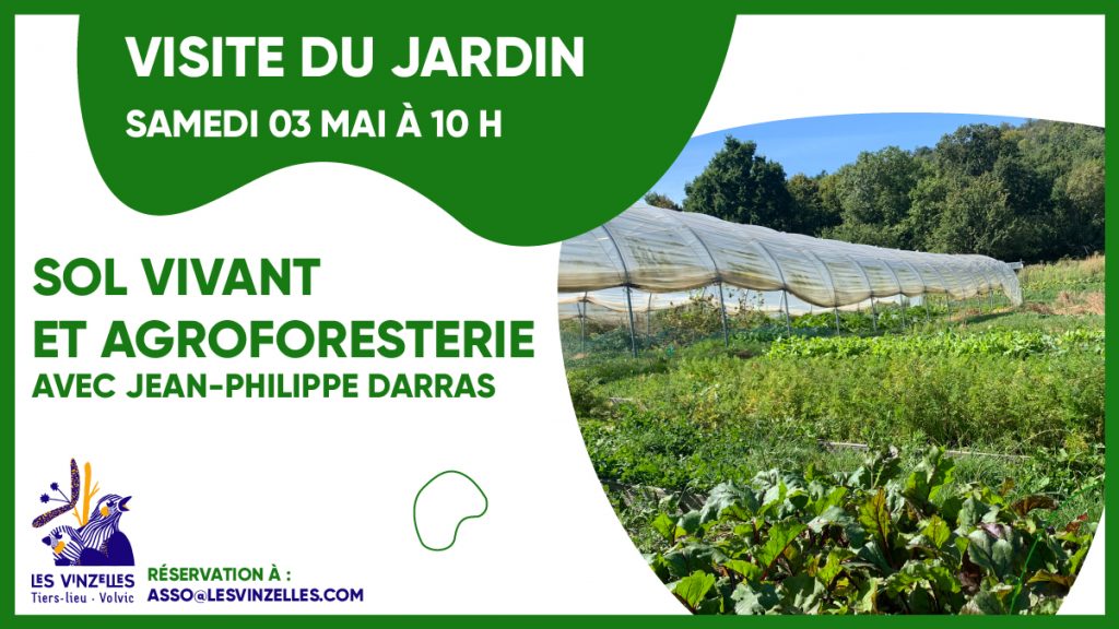 Visite au jardin : sol vivant, alimentation durable et agroforesterie