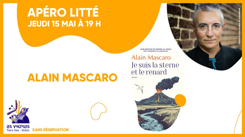 Apéro litté : Alain Mascaro