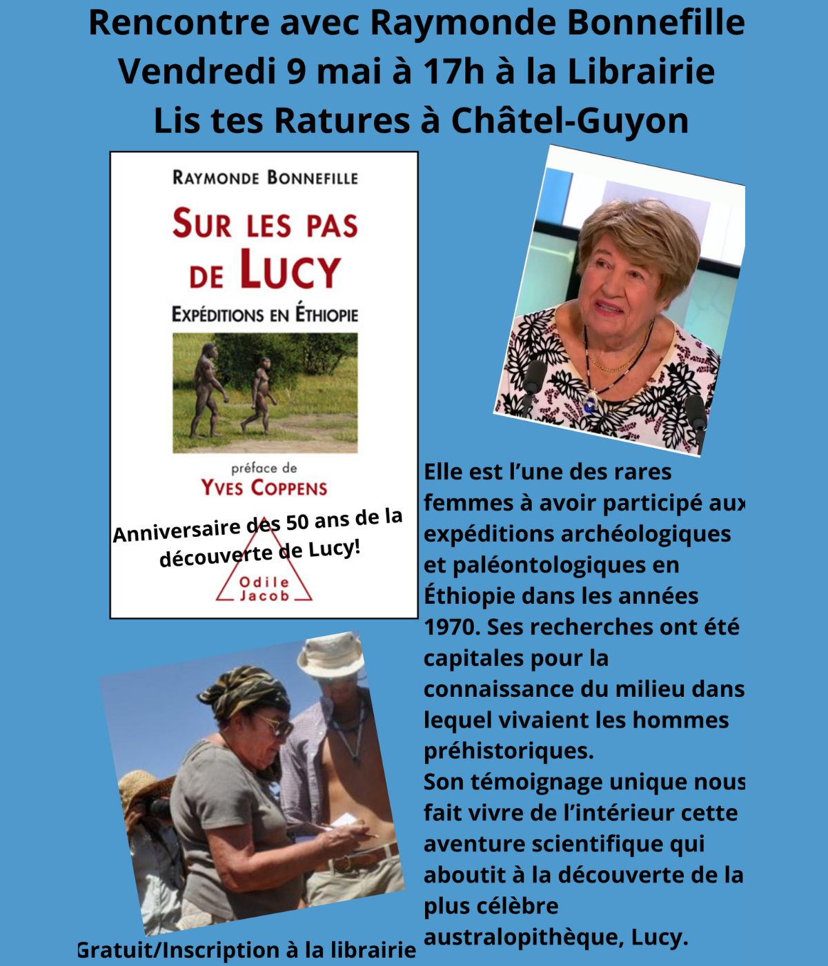 Rencontre avec Raymonde Bonnefille: Sur les pas de Lucy l’australopithèque