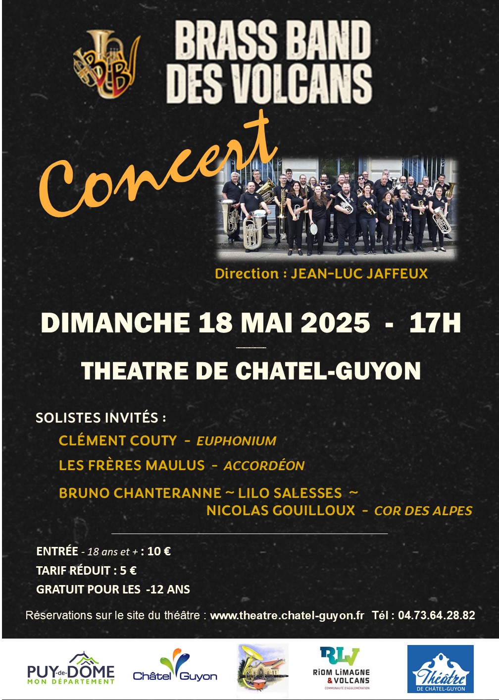 Concert Anniversaire du Brass Band des Volcans
