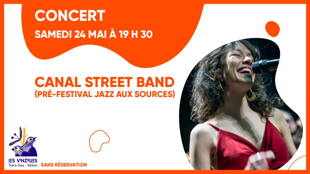 Concert Canal Street Band / pré-festival de Jazz aux Sources