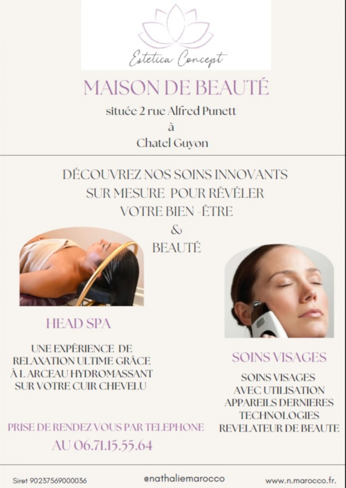 Fête des Mères : Bon cadeau soin Head spa (soin du cheveu et du visage)